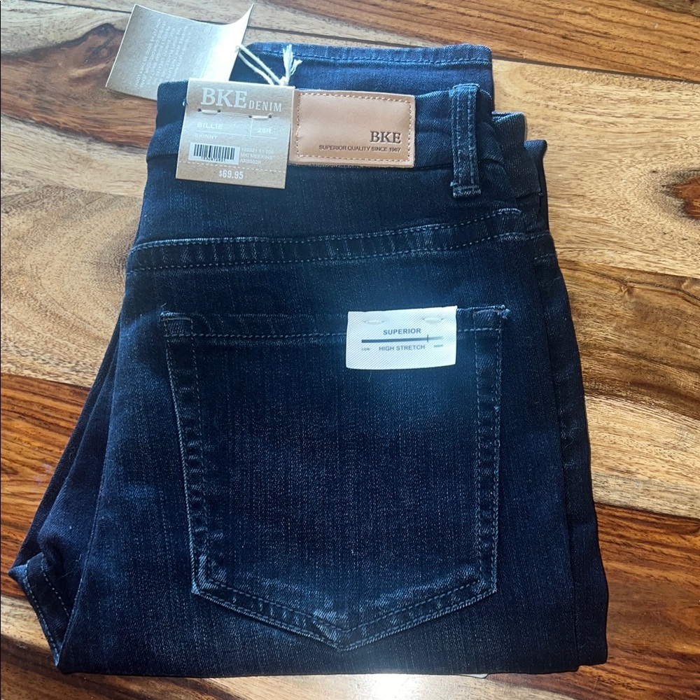 BKE Women’s Dark Blue Billie Skinny Jeans 28R